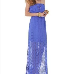 Lilly Pulitzer Emmett Strapless Maxi Dress